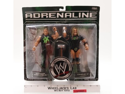 Shawn Michaels & Triple H WWE Adrenaline 2007Jakks Pacific Figure Set NEW SEALED