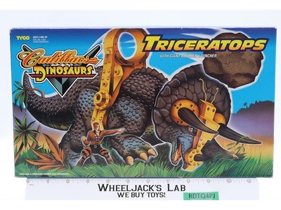 Triceratops W/ Boulder Launcher Cadillacs and Dinosaurs 1993 Tyco NEW SEALED