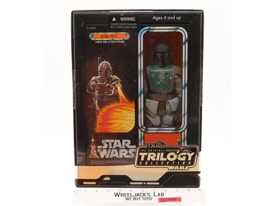 Boba Fett Star Wars Trilogy Collection 2004 Hasbro 12" Action Figure NEW SEALED