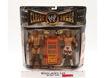 Ladder Match Razor Ramon vs Shawn Michaels WWE Classic Super Stars Jakks NEW