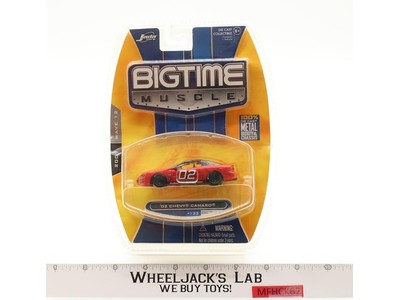 '02 Chevy Camaro #133 Bigtime Muscle 2007 Wave 12 Die Cast Jada Toys NEW Sealed
