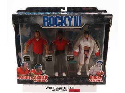 Paulie Apollo Creed & Rocky 3 Collectors Series JAKKS 2006 Wrestling Figure NEW
