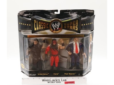 Undertaker Kane Paul Bearer WWE Classic Super Stars Jakks Pacific NEW SEALED