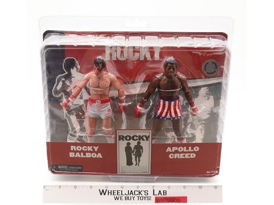 Rocky Balboa Apollo Creed MGM NECA Wrestling Toys R Us 2012 Figure NEW Sealed