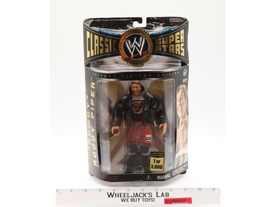 Rowdy Roddy Piper WWE Classic Super Stars Toyfare Excl. Jakks Pacific NEW SEALED