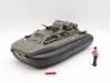 Killer W.H.A.L.E. Hovercraft 100% Complete W/Cutter G.I. Joe 1984 Hasbro Vehicle