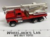 STOMPER Construction Road Kings Semi w/ Crane 10 WD Red Schaper Vtg WORKS!