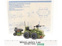 Weapons Transport 100% Complete GI Joe 1985 Hasbro Vintage Action Figure Vehicle