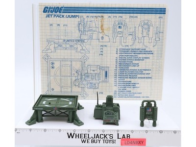 Jump Jet Pack Playset G.I. Joe Hasbro 1983 Vintage Action Figure