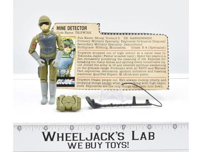 Tripwire V1 100% Complete 1983 GI Joe Hasbro Action Figure Vintage