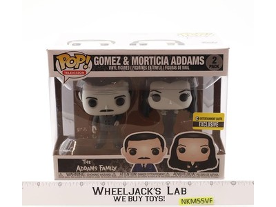 Gomez & Morticia Addams 2-PK Entertainment Earth Exclusive Funko Pop! NEW
