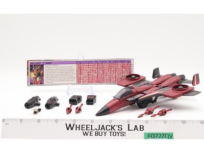 Thrust 100% Complete Vintage 1985 G1 Transformers Hasbro Action Figure NEAR MINT