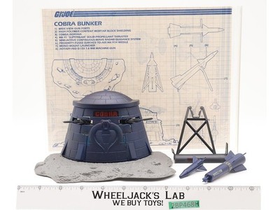 Cobra Battle Bunker 100% Complete G.I. Joe 1985 Hasbro Vintage Vehicle