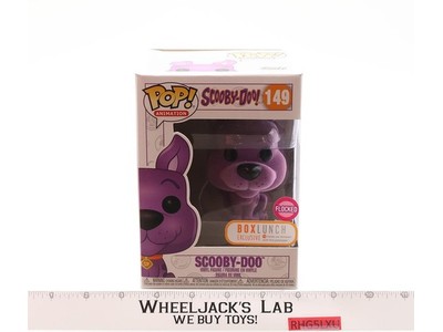 #149 Flocked Scooby Doo Box Lunch Excl. Funko Pop! Vinyl Figure W/ Mailer NEW