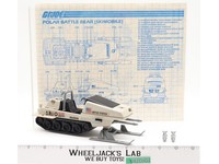 Polar Battle Bear 100% Complete GI Joe Hasbro 1983 Vintage Action Figure Vehicle