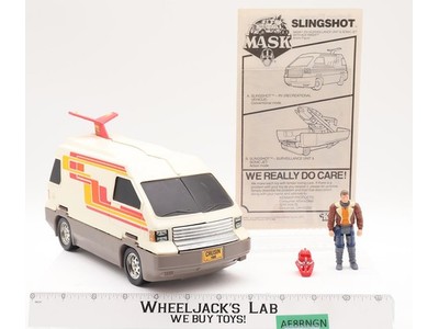 Slingshot W/Ace Riker 100% Complete W/MANUAL 1985 MASK M.A.S.K. Kenner Figure