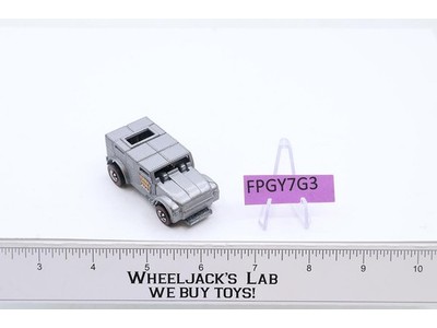 Funny Money Gray Grey Enamel Armored Truck 1970 Redline Hot Wheels Mattel Vtg RL