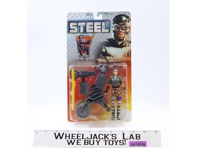 LT. Sparks W/ Mobile Defense Power Chair Steel 1997 Kenner NEW MOSC SEALED