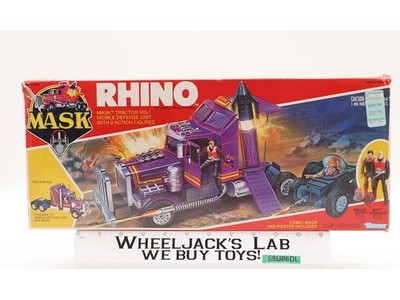 Rhino Matt Trakker Bruce Sato 100% Complete W/ Box MASK Kenner Vintage