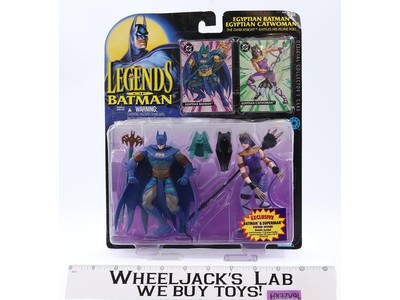 Egyptian Batman Catwoman Legends Of Batman W/ Cards 1995 Kenner NEW MOSC Figure