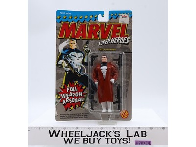 The Punisher Full Weapon Arsenal Marvel Super Heroes 1994 Toybiz NEW MOSC