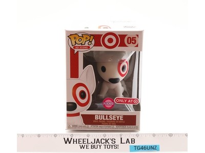 #05 Flocked Bullseye Target Dog Target Exclusive Funko Pop! Ad Icons NEW