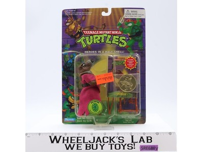 Splinter W/ Coin Teenage Mutant Ninja Turtles TMNT 1994 Playmates NEW SEALED