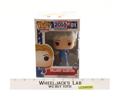 #01 Hillary Clinton 2016 Campaign Funko Pop! The Vote Vinyl Figure NEW