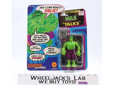 Electronic Hulk TALKS Marvel Super Heroes Toy Biz Figure 1991 MOSC New