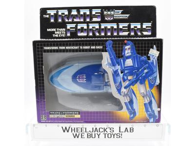 Scourge MIB 100% Complete 1986 Vintage Hasbro G1 Transformers Action Figure