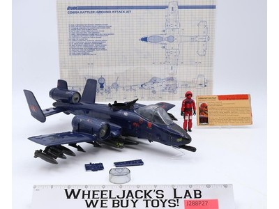 Cobra Rattler W/ Wild Weasel Complete GI Joe 1984 Hasbro Action Figure Vehicle