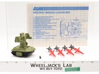 Missile Launcher PAC/RAT 100% Complete GI Joe Hasbro 1983 Vintage Vehicle