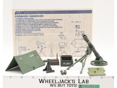 Forward Observer Unit 100% Complete GI Joe 1985 Hasbro Action Figure Vintage