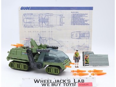 HAVOC H.A.V.O.C. 100% Complete W/ Cross Country GI Joe 1986 Hasbro Action Figure