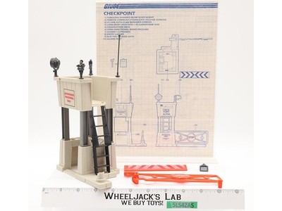 Check Point Alpha Battle Station 100% Complete GI Joe 1985 Hasbro Action Figure