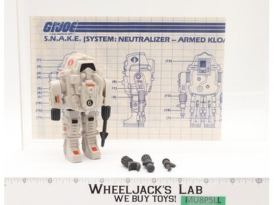 S.N.A.K.E. SNAKE Cobra Battle Armor 100% Complete GI Joe 1983 Hasbro Vintage