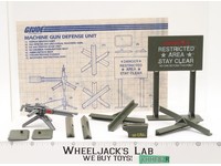 Machine Gun Defense Unit 100% Complete GI Joe 1984 Hasbro Action Figure Playset