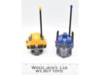 Bumblebee &amp; Optimus Prime Walkies Talkie Movie 2007 Hasbro Transformers