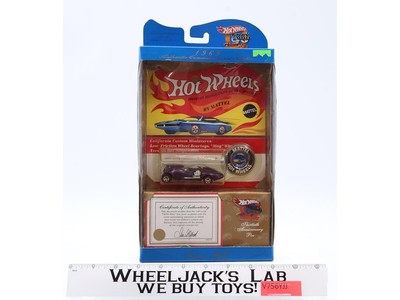 Twin Mill PURPLE 1997 Hot Wheels Redline Mattel w/ Button & 30th Anniv Pin MISB