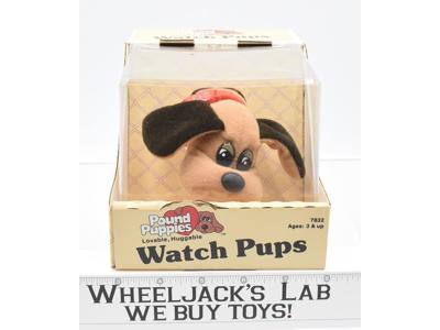 Pound Puppies Watch Pups 7832 W/Red Watch Collar 1988 NIB Tonka Employee Owned