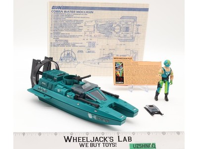 Cobra Water Moccasin W/Copperhead 100% Complete G.I. Joe 1984 Hasbro Vehicle