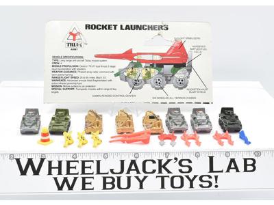 Rocket Launchers Lot Diecast Military Vehicles Mega Force Kenner 1989