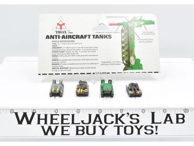 Anti-Aircraft Tanks Lot Diecast Military Vehicles Mega Force Kenner 1989