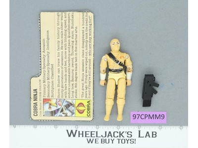 Storm Shadow V1 G.I. Joe 1984 Hasbro Vintage Action Figure