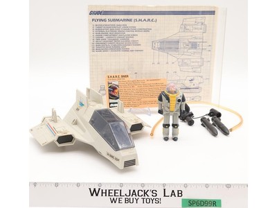 S.H.A.R.C. W/ Deep Six Complete GI Joe 1984 Hasbro Vintage Action Figure Vehicle