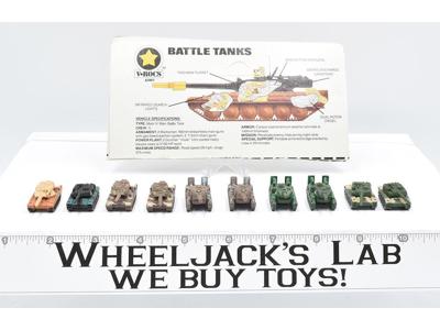 Battle Tanks Lot Diecast Military Vehicles Mega Force Kenner 1989