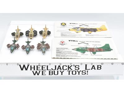 VTOLs Aircraft Fighter Jets Lot Diecast Military Vehicles Mega Force Kenner 1989