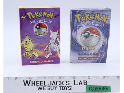 Pokemon Trading Card Game Zap! Theme Deck Opened SEALED CARDS