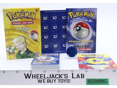 Pokemon Trading Card Game Lt. Surge Theme Deck Opened SEALED CARDS