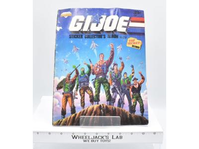 G.I. Joe Sticker Collector's Album W/ 30 Stickers Diamond 1986 Hasbro Vintage